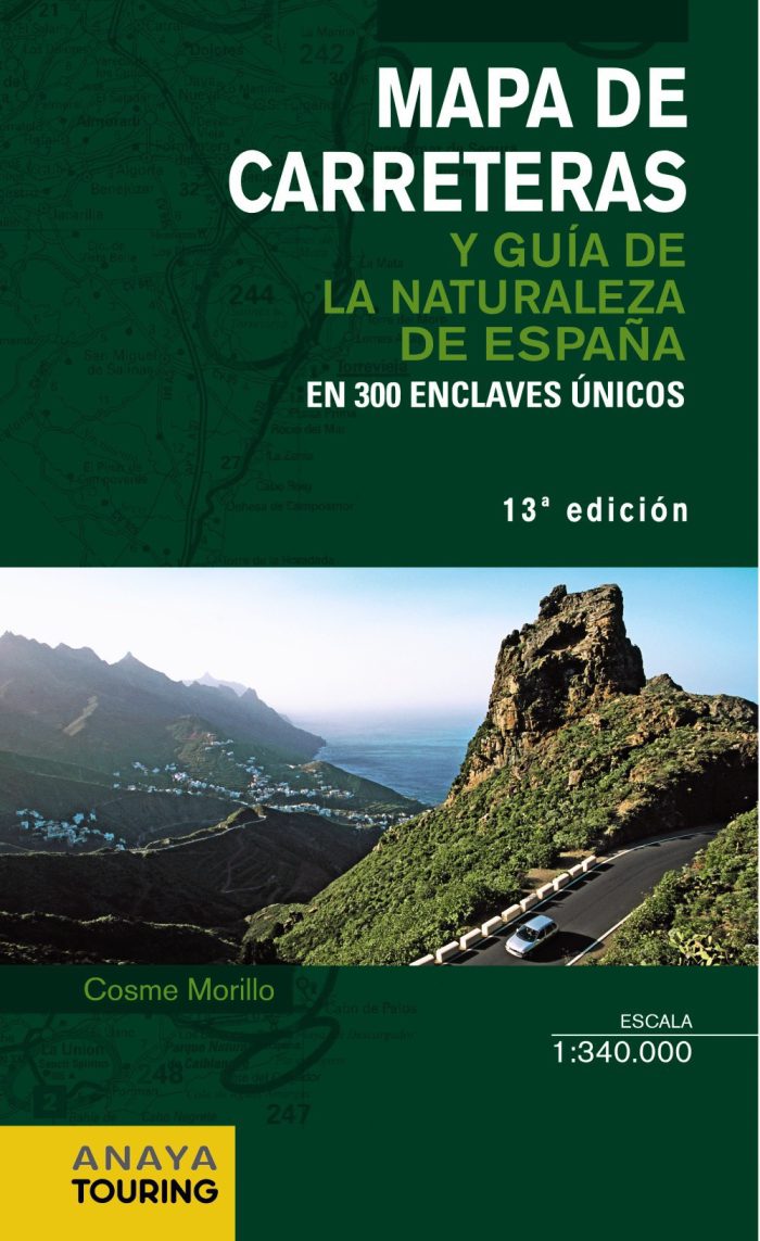 Mapa de Carreteras y Guía de la Naturaleza de España 2014