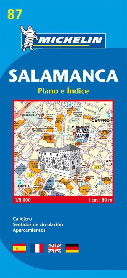 Plano callejero de Salamanca