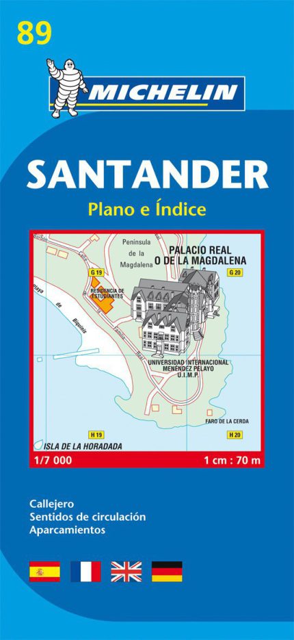 Plano callejero de Santander