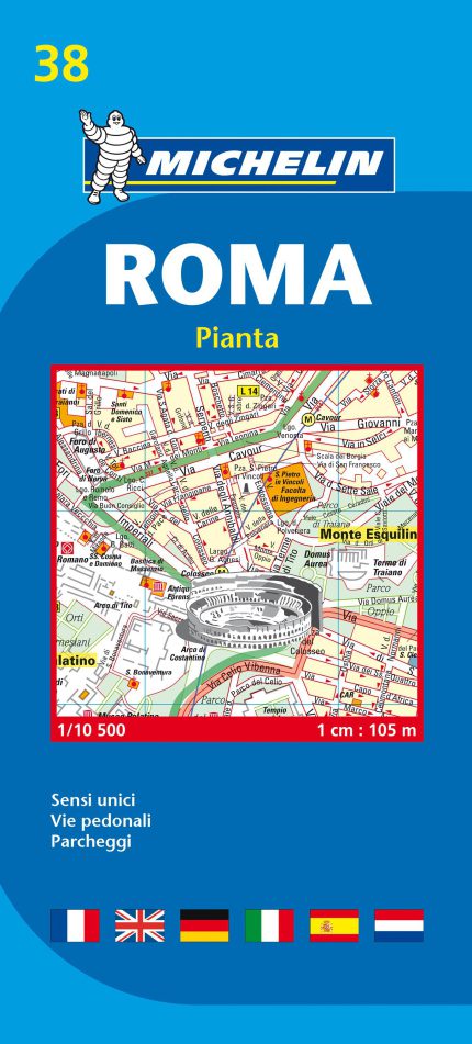 Plano callejero de Roma