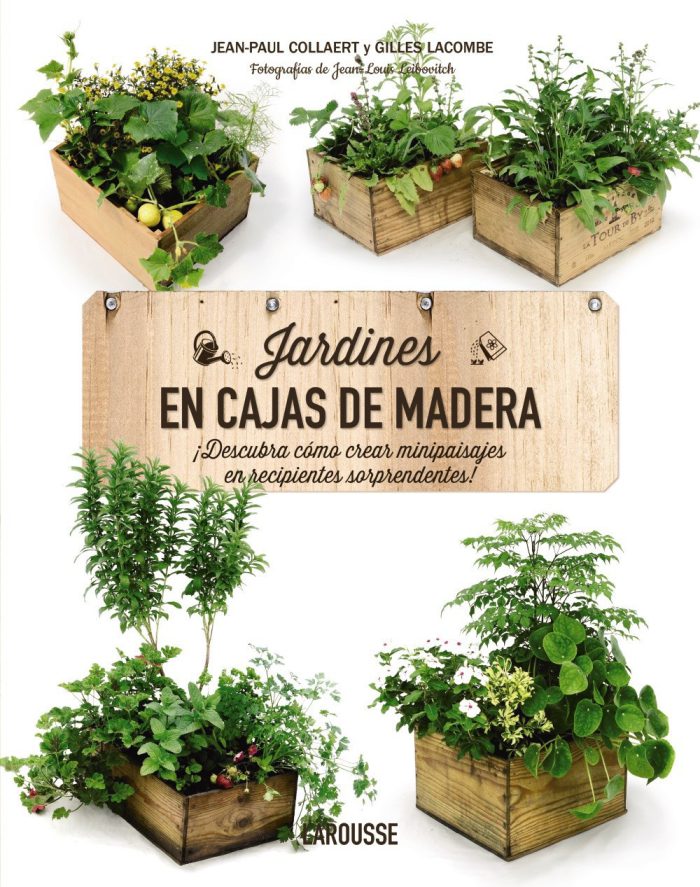 Jardines en cajas de madera