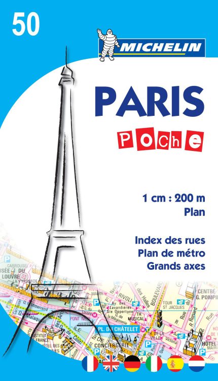 Plano callejero de París formato bolsillo