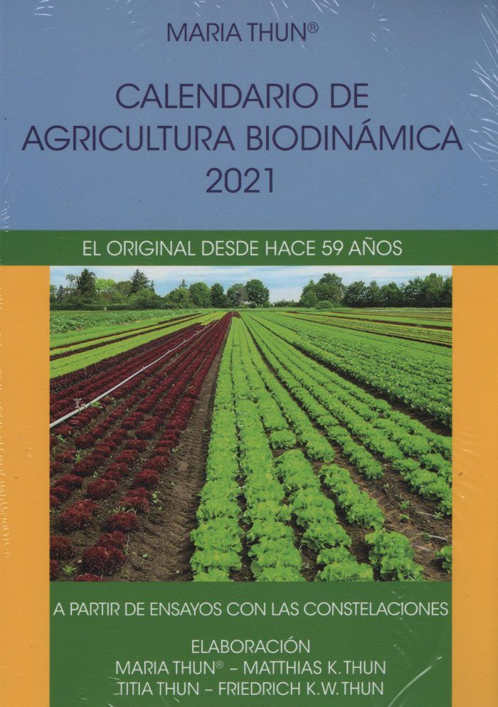 Calendario de agricultura biodinámica 2021